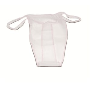 Engangstruse - Hvit Tanga Dame Smal (100stk)