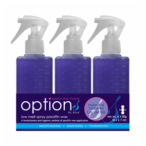 Sprayparaffinvoks - Lavendel (6x80gr)