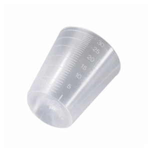 Målebeger Plast (30ml) - 80stk
