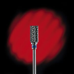 Swiss Carbide Flat End Barrel - Grov Grit (3/32")