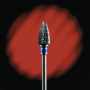 Swiss Carbide Stor Oval Kjegle - Grov Grit (3/32")