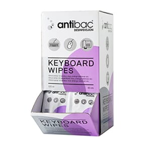 AntiBac Keyboard Wipes (80stk)