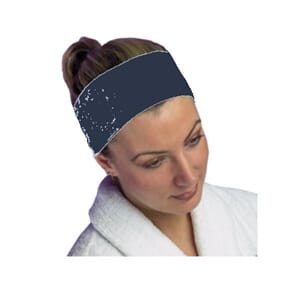 Hodebånd m/Borrelås - Svart