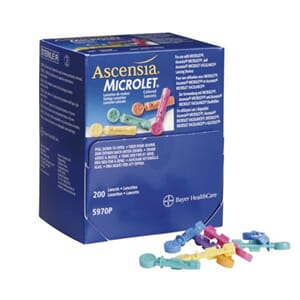 Blodlansett Microlett (200 stk)