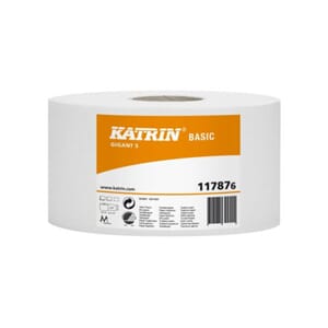 Toalettpapir(117873) - Katrin Basic 1-lags (12 rll)
