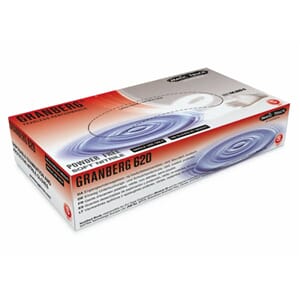 Nitrilhanske Hvit Granberg (100stk)