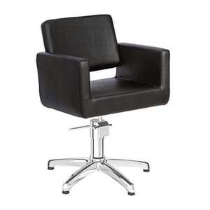Frisørstol CHIC - Sort (Ulike Baser)