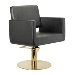 Frisørstol GOLDA (Sort)