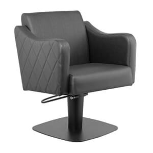 Frisørstol PETAL BLACK (Sort)***