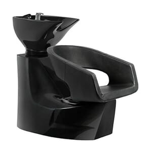 Vaskestol ROLLS - Sort  (Sort/Hvit Vask)