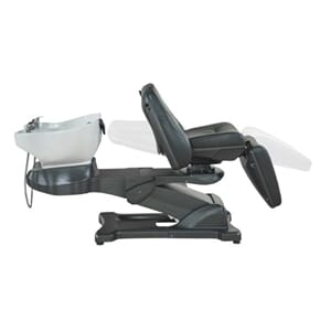 Vaskestol SATORI - Sort (Hvit Vask)