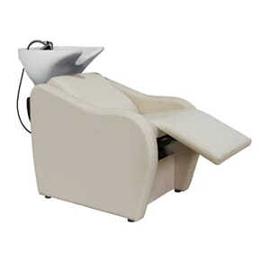 Vaskestol VELARIS LIFT/ROLL - Beige  (Sort/Hvit Vask)