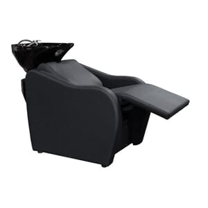 Vaskestol VELARIS LIFT/ROLL - Sort (Sort/Hvit Vask)