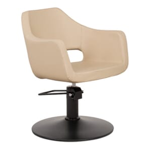 Frisørstol WHIM R (Sort/Beige)
